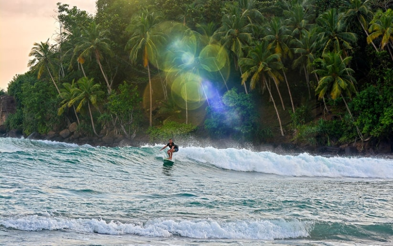 Mirissa Beach - Surfing